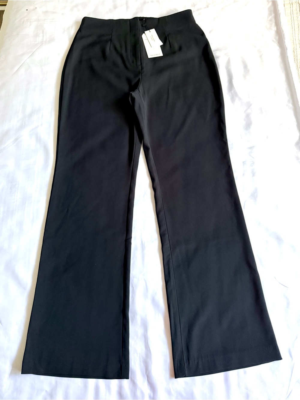 Abercrombie & Fitch Black Boot-Cut Jumpsuit Pants 8